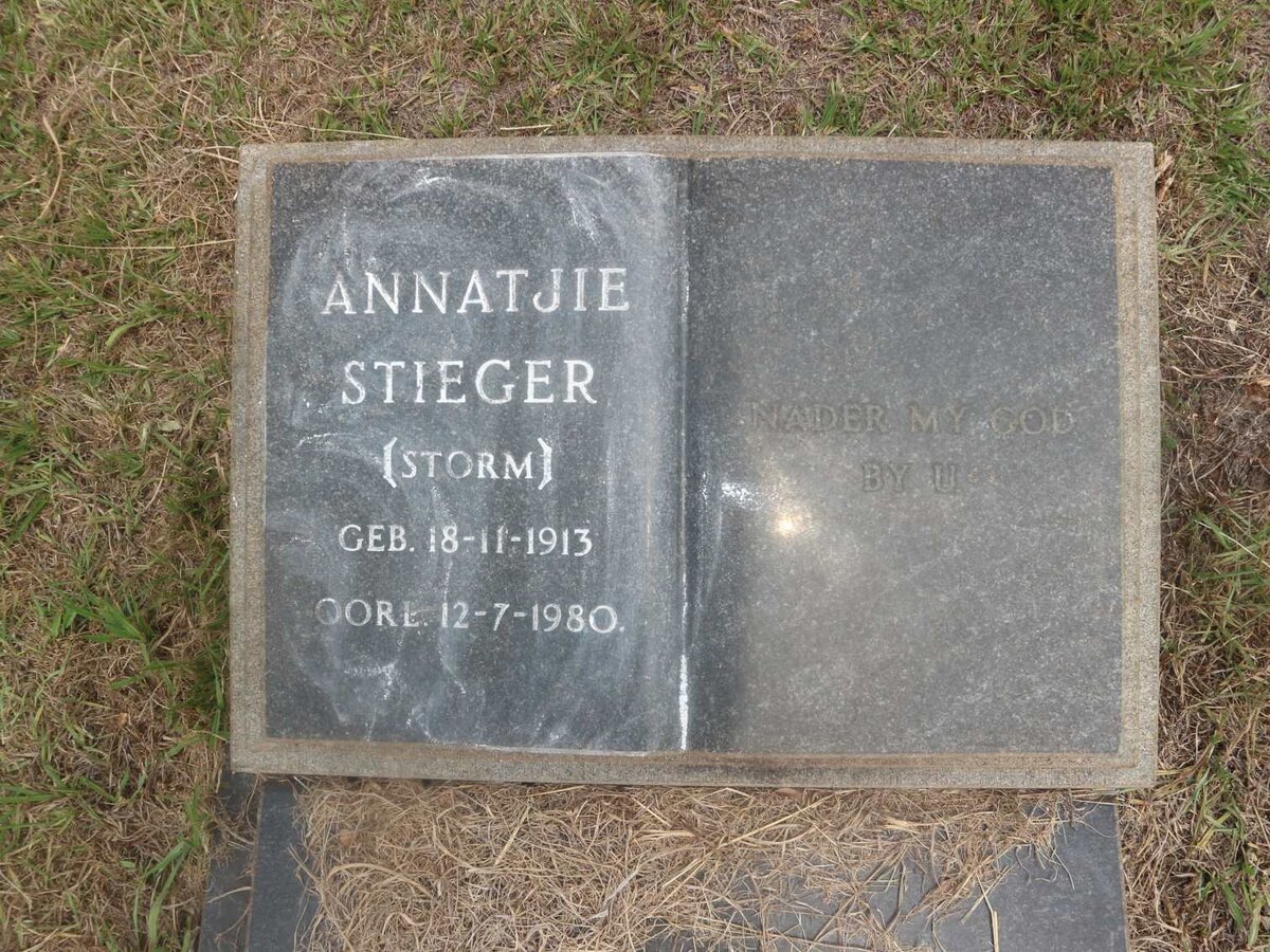 STIEGER Annatjie nee STORM 1913-1980