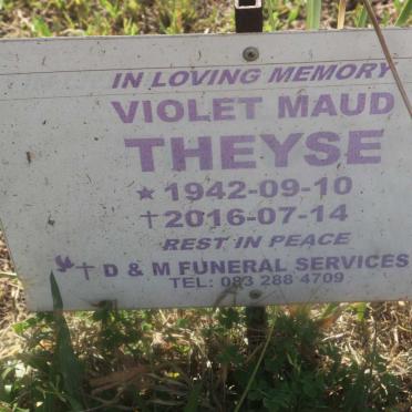 THEYSE Violet Maud 1942-2016