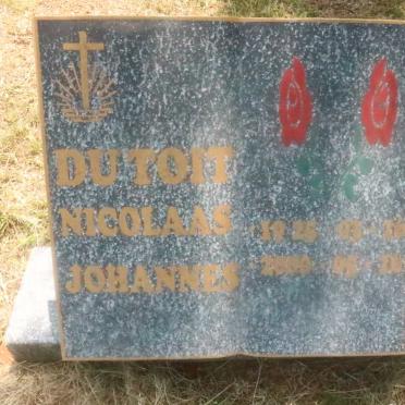 TOIT Nicolaas Johannes, du 1925-2000
