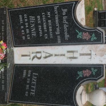 THIART Hennie 1959-2001 &amp; Lizette 1962-