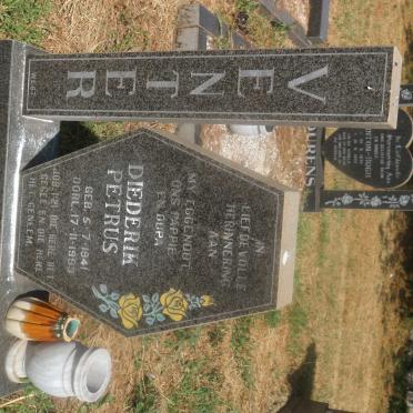 VENTER Diederik Petrus 1941-1993