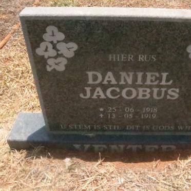 VENTER Daniel Jacobus 1918-1919