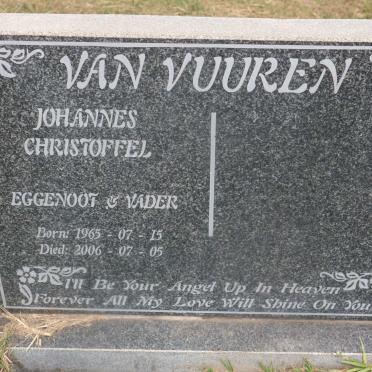 VUUREN Johannes Christoffel, van 1965-2006