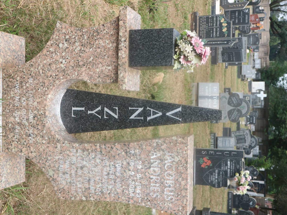 ZYL Jacobus Andries, van 1943-2004