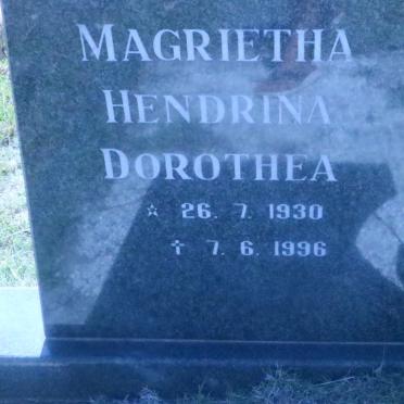 ? Alexander Josias 1925-1994 &amp; Magrietha Hendrina Dorothea 1930-1996