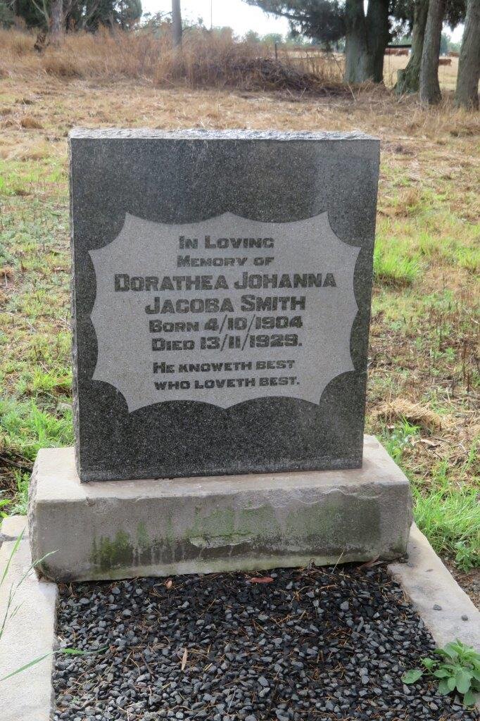 SMITH Dorathea Johanna Jacoba 1904-1929