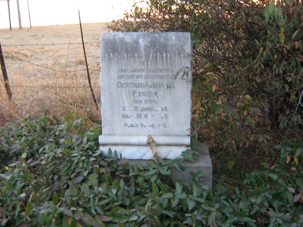 RIEKERT Gertruida Johanna nee OTTO 1869-1939