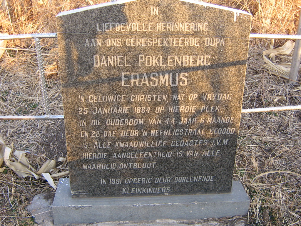 ERASMUS Daniel Poklenberg -1884