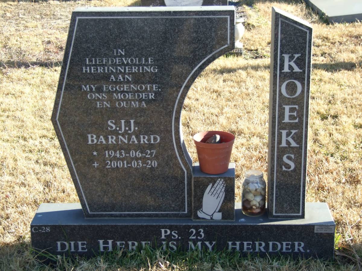 BARNARD S.J.J. 1943-2001