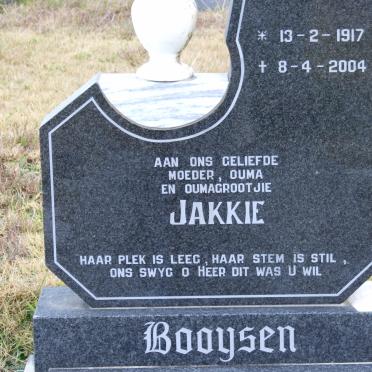 BOOYSEN Jakkie 1917-2004
