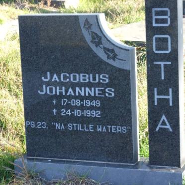 BOTHA Jacobus Johannes 1949-1992
