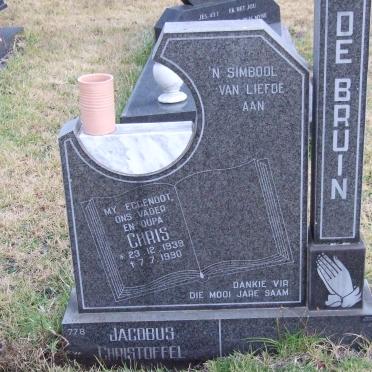 BRUIN Jacobus Christoffel, de 1939-1990