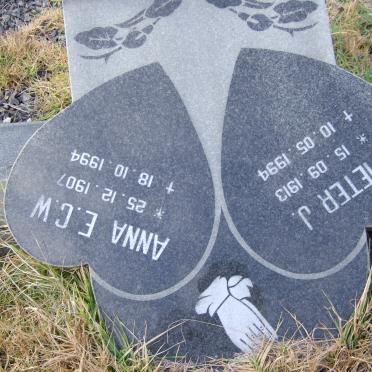 GREYLING Pieter J. 1913-1994 &amp; Anna E.C.W. 1907-1994 