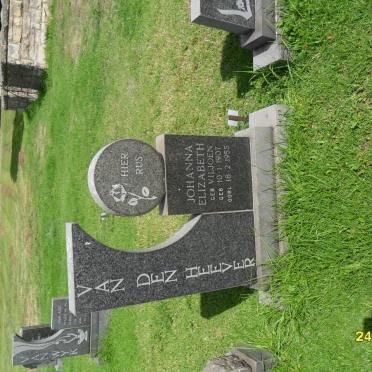 HEEVER Johanna Elizabeth, van den nee VILJOEN 1907-1955