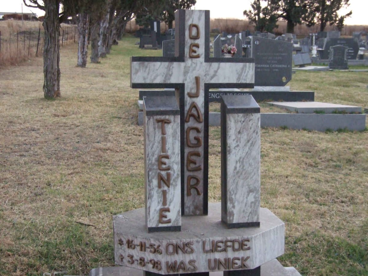 JAGER Tienie, de 1956-1998