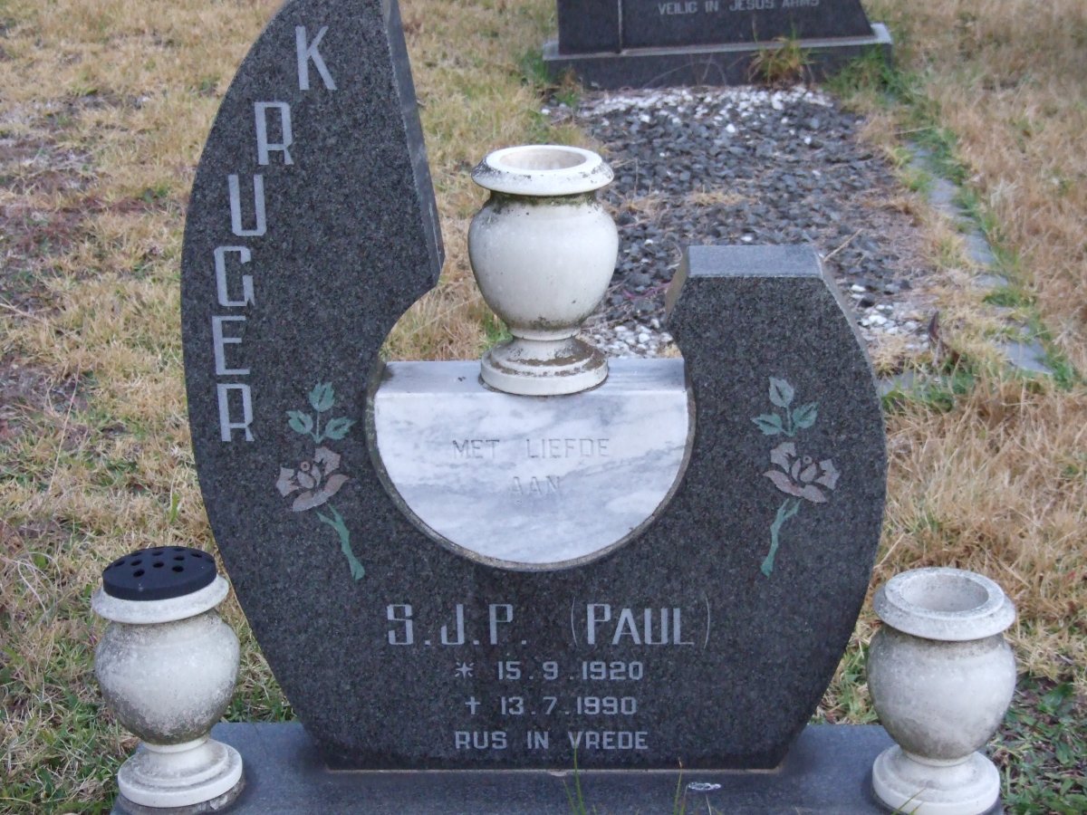 KRUGER S.J.P. 1920-1990