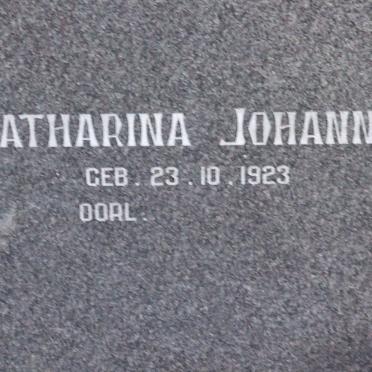 KRUGER Catharina Johanna 1923-