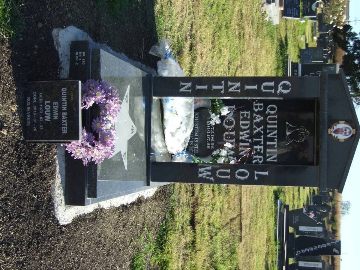 LOUW Quintin Baxter Edwin 1973-2010