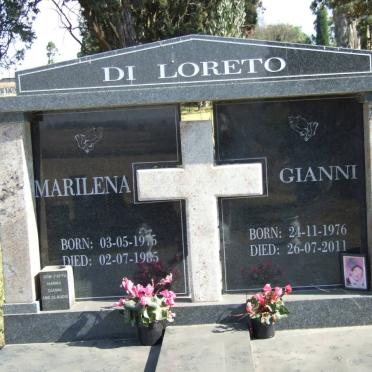 LORETO Gianni, di 1976-2011 :: DI LORETO Marilena 1975-1985