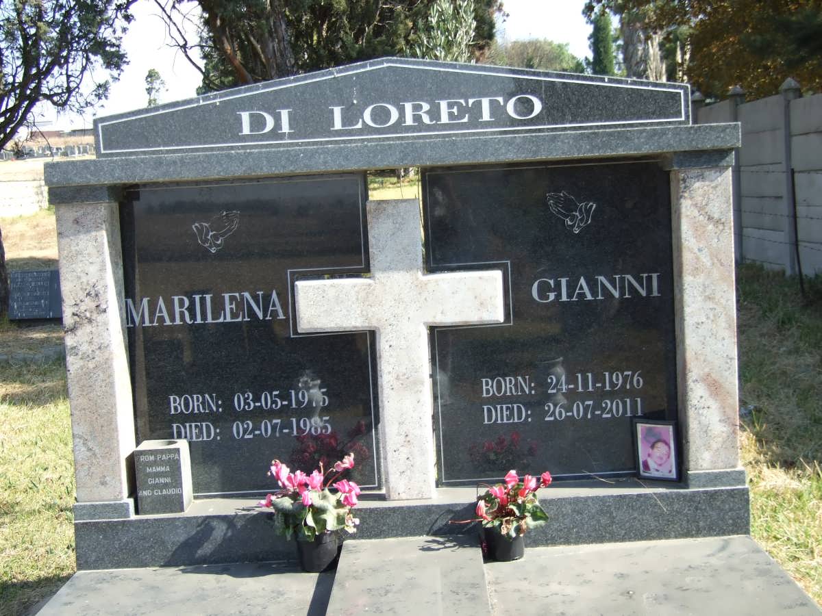 LORETO Gianni, di 1976-2011 ::  DI LORETO Marilena 1975-1985