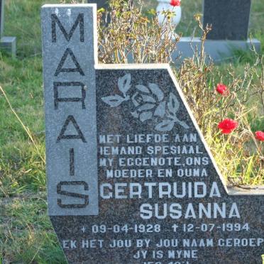 MARAIS Gertruida Susanna 1928-1994