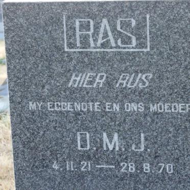 RAS D.M.J. 1921-1970