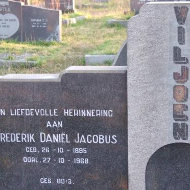 VILJOEN Frederik Daniel Jacobus 1895-1968 &amp; Aletha Maria EHLERS 1896-1984 