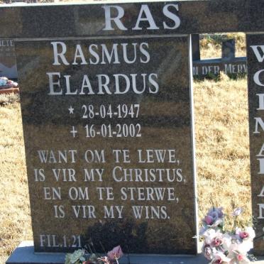 WOLMARANS Rasmus Elardus 1947-2002