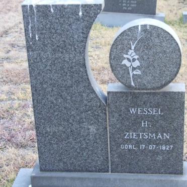 ZIETSMAN Wessel H. -1927