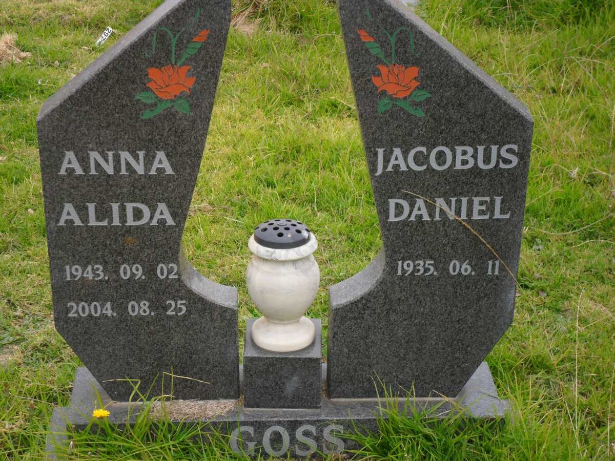 GOSS Jacobus Daniel 1935- &amp; Anna Alida 1943-2004