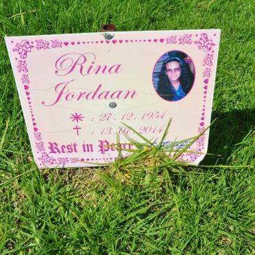 JORDAAN Rina 1954-2014