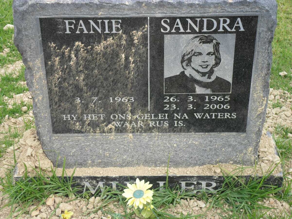 MULLER Fanie 1963- &amp; Sandra 1965-2006