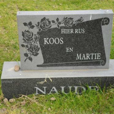 NAUDE Koos &amp; Martie