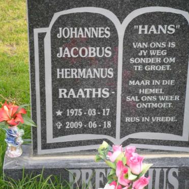 PRETORIUS Johannes Jacobus Hermanus Raaths 1975-2009