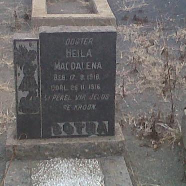 BOTHA Heila Magdalena 1916-1916