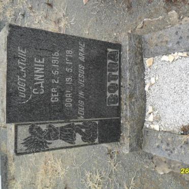 BOTHA Cannie 1916-1918