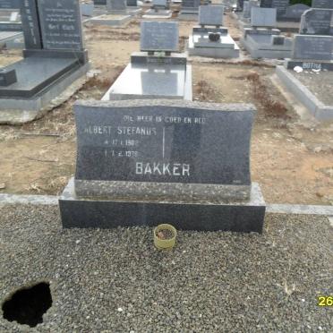 BAKKER Albert Stefanus 1902-1976