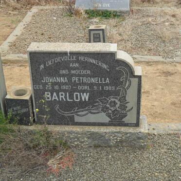 BARLOW Johanna Petronella 1907-1989