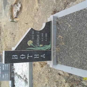 BOTHA Andreas J. 1950-1989