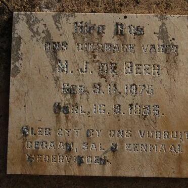 BEER M.J., de 1875-1936
