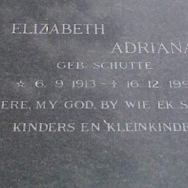 BARRY Tertius John 1908-1983 &amp; Elizabeth Adriana SCHUTTE 1913-1991