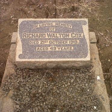 COX Richard Walton -1919