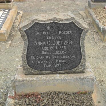 COETZER Anna C. 1885-1957