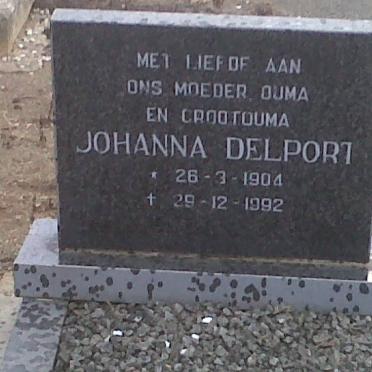 DELPORT Johanna 1904-1992