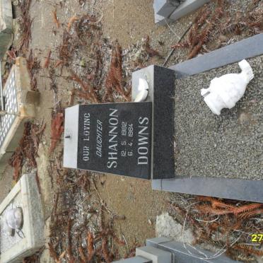 DOWNS Shannon 1982-1984