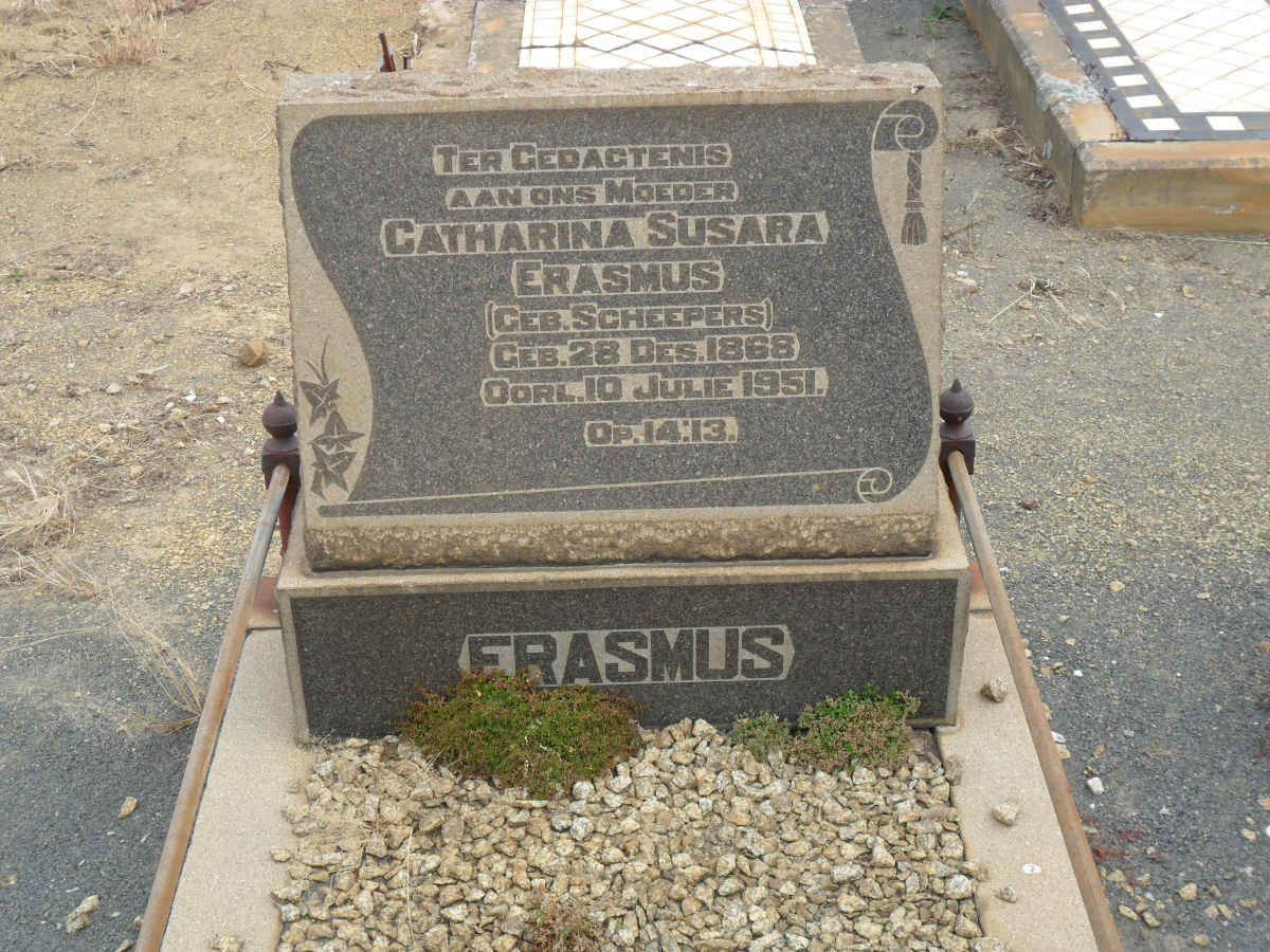 ERASMUS Catharina Susara nee SCHEEPERS 1868-1951