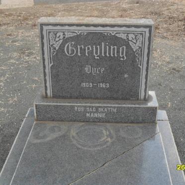 GREYLING Dyce 1909-1963