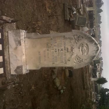 GREEVË Sophia M. nee MARAIS 18??-1923