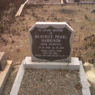 HARRISON Beatrice Pearl nee DUBERY 1908-2001