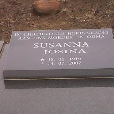 HURTER Susanna Josina 1919-2007